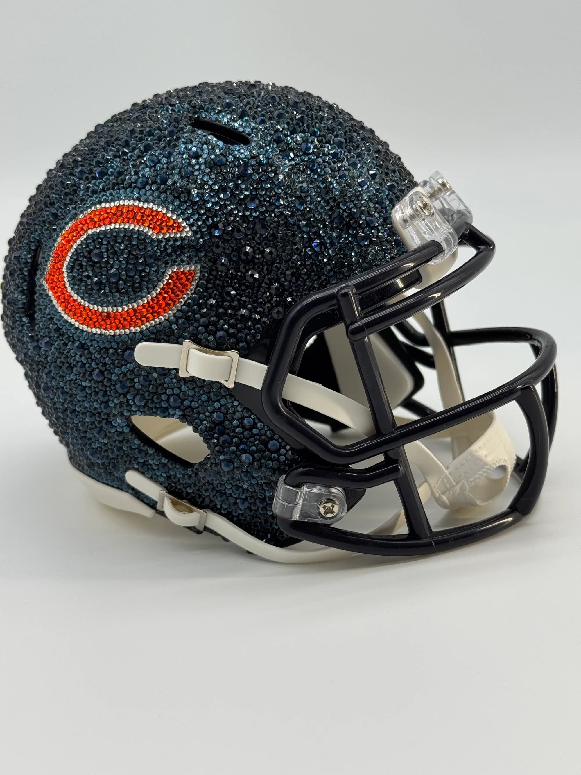 Rhinestone Chicago Bears Mini Helmet